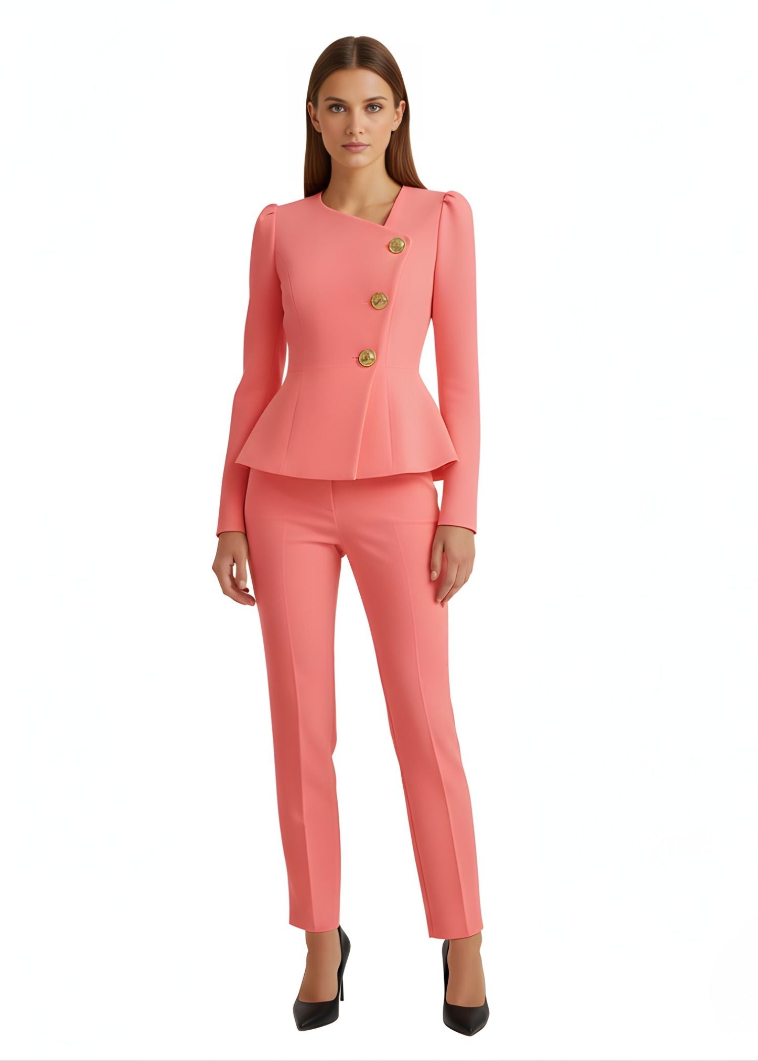 Coral Pink Suit for Women