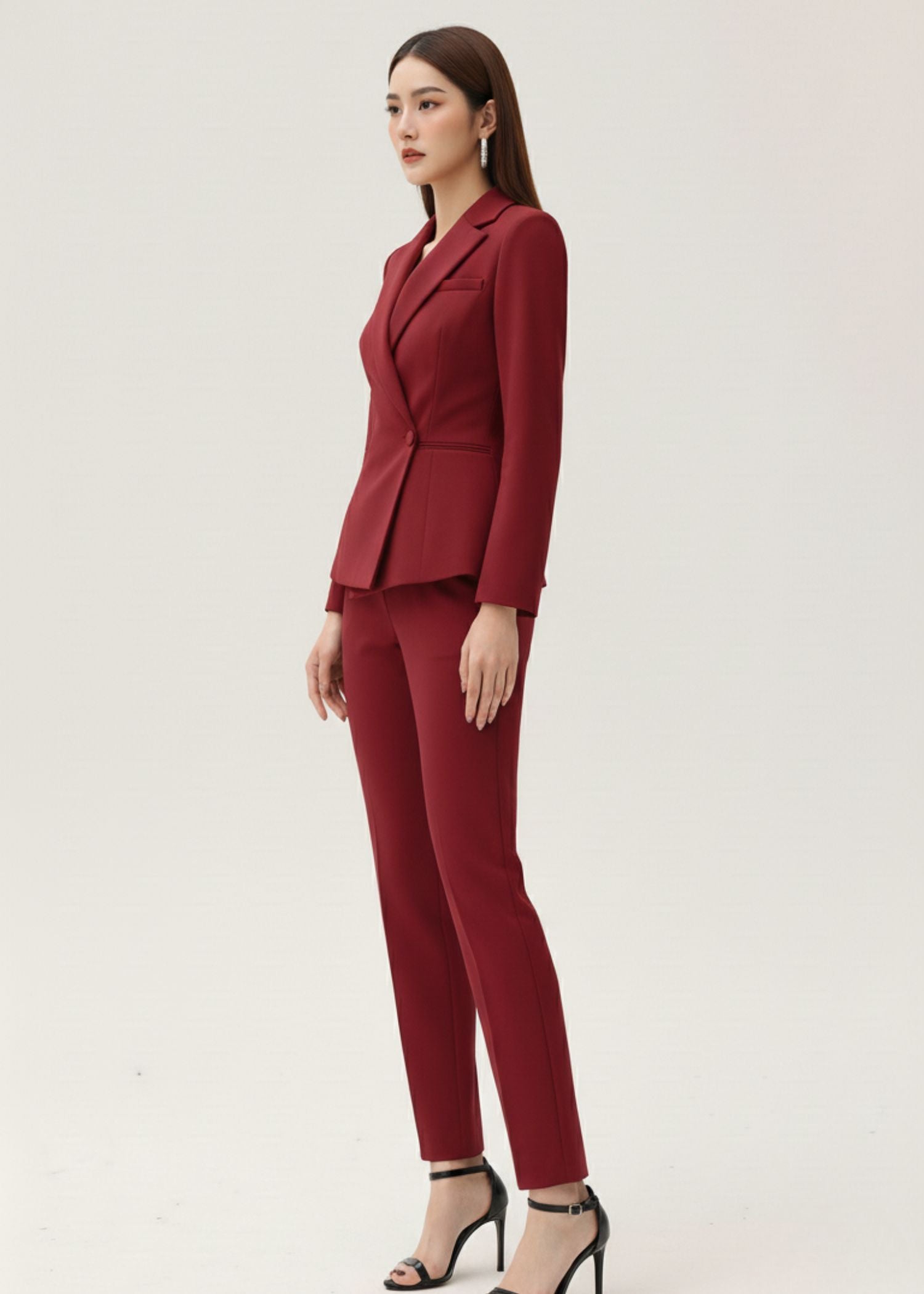 2 Piece Deep Red Suit