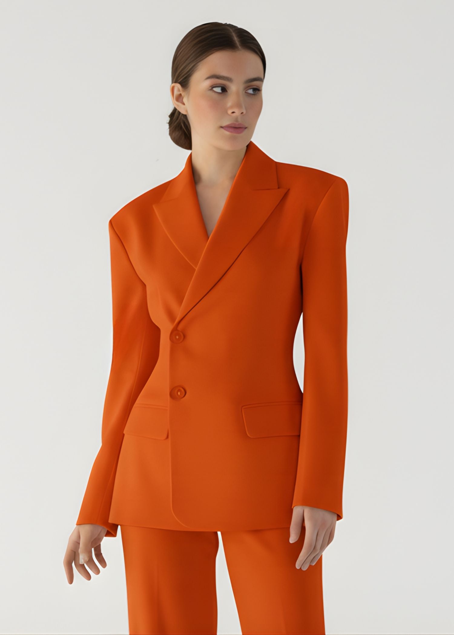 Women Orange Suit