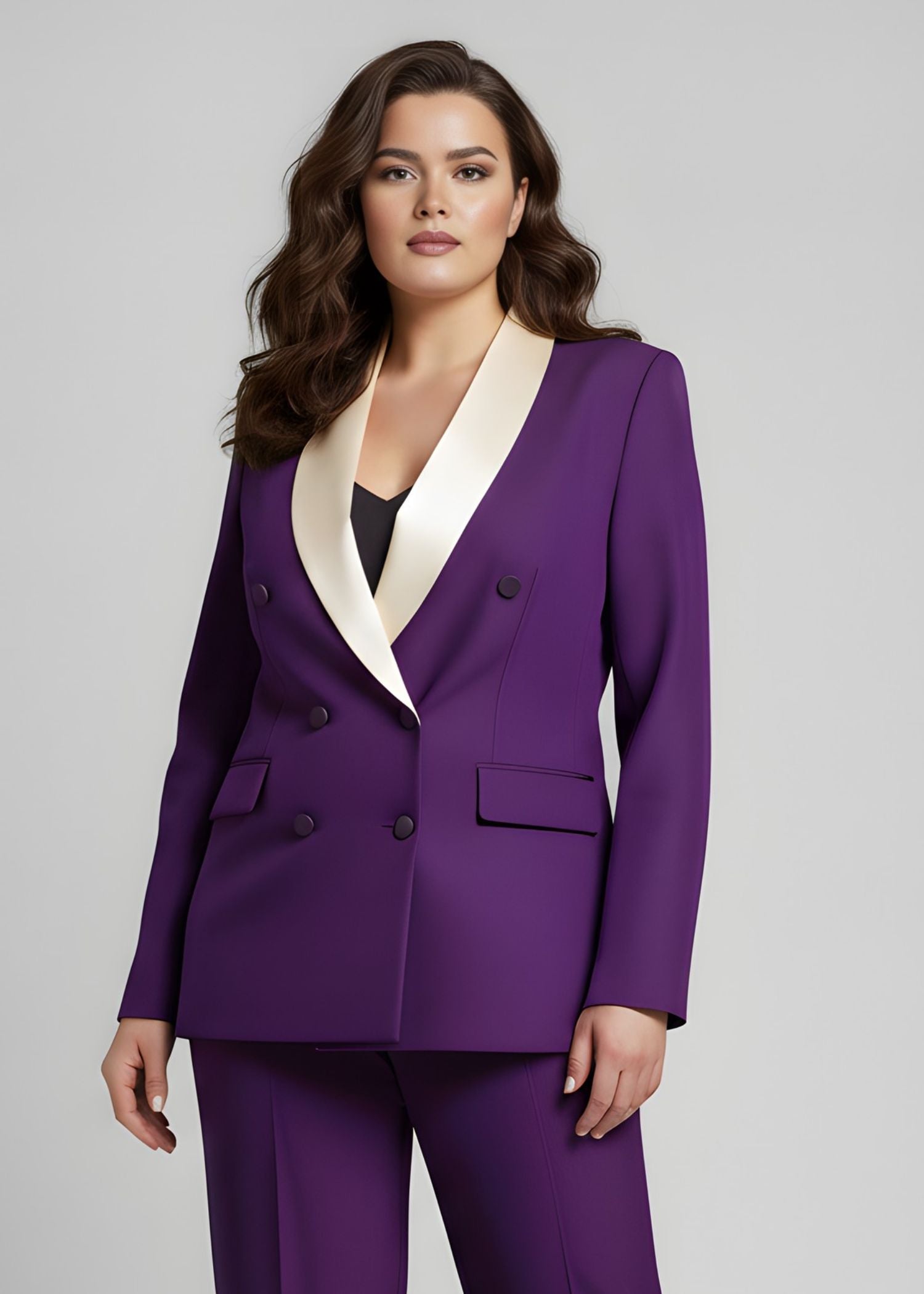 Ladies Royal Purple Tuxedo